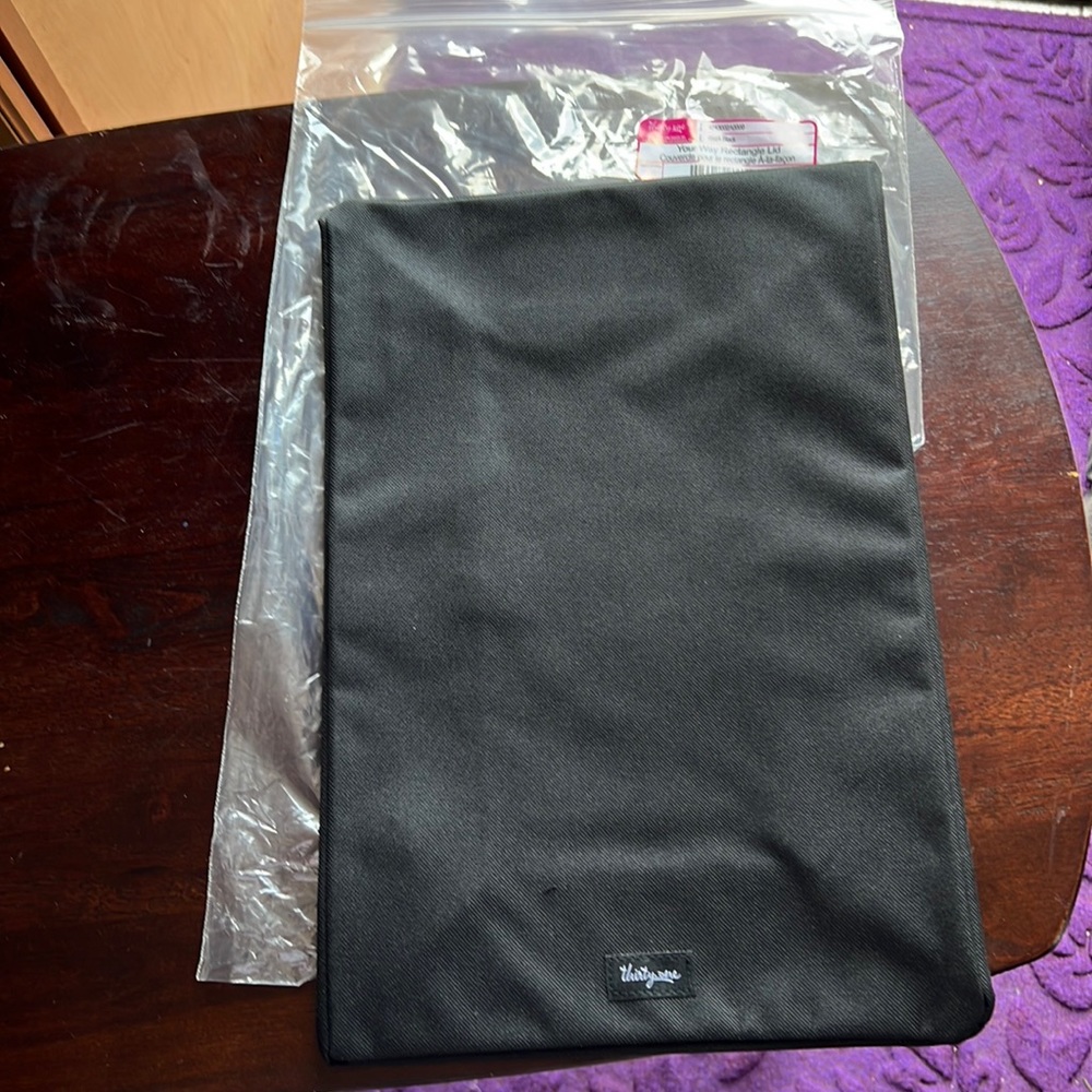 Thirty one Bag Lid Covers Brown Square or Black Rectangle NWT